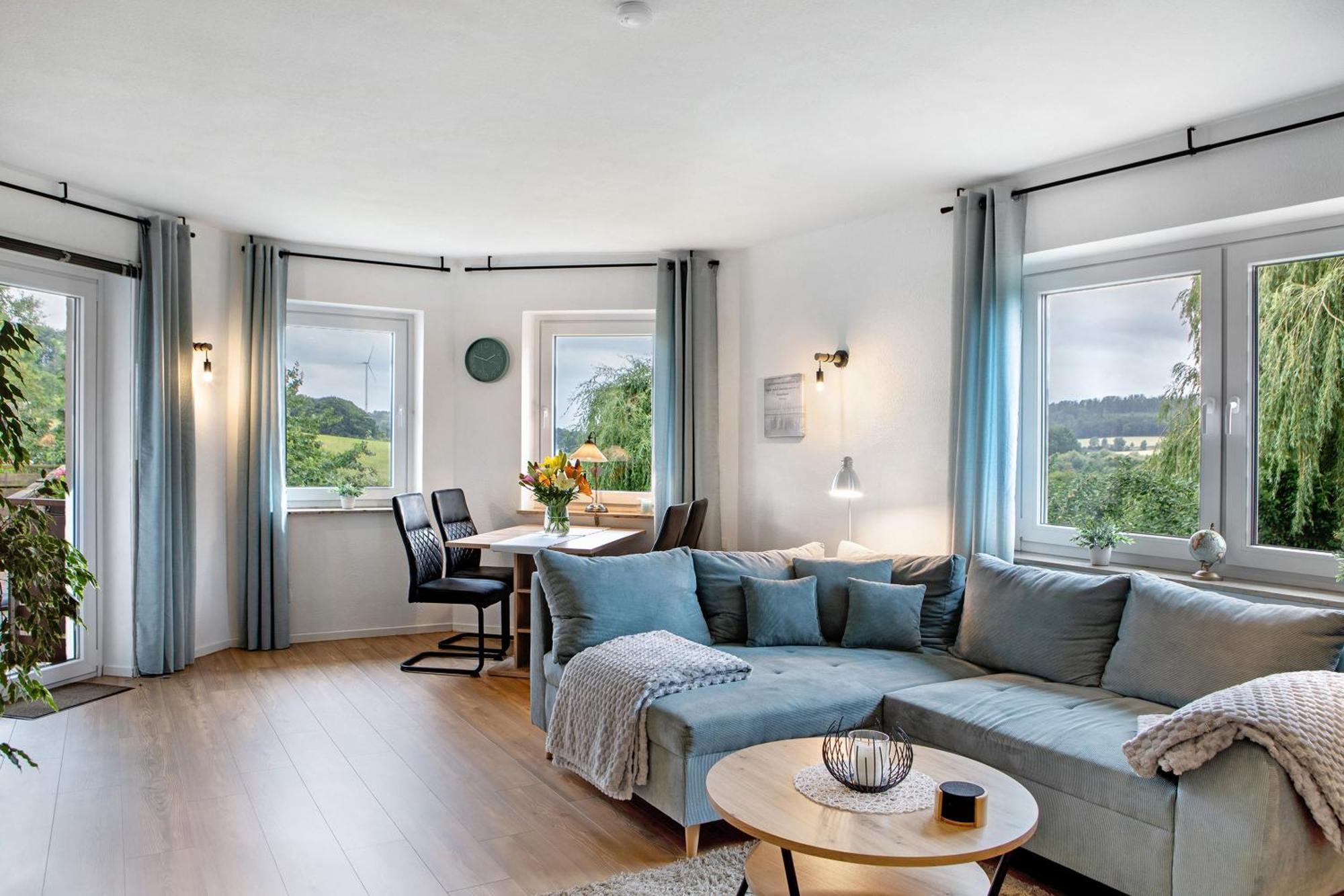 Ferienwohnung Gluecksmomente Habichtswald Exteriör bild