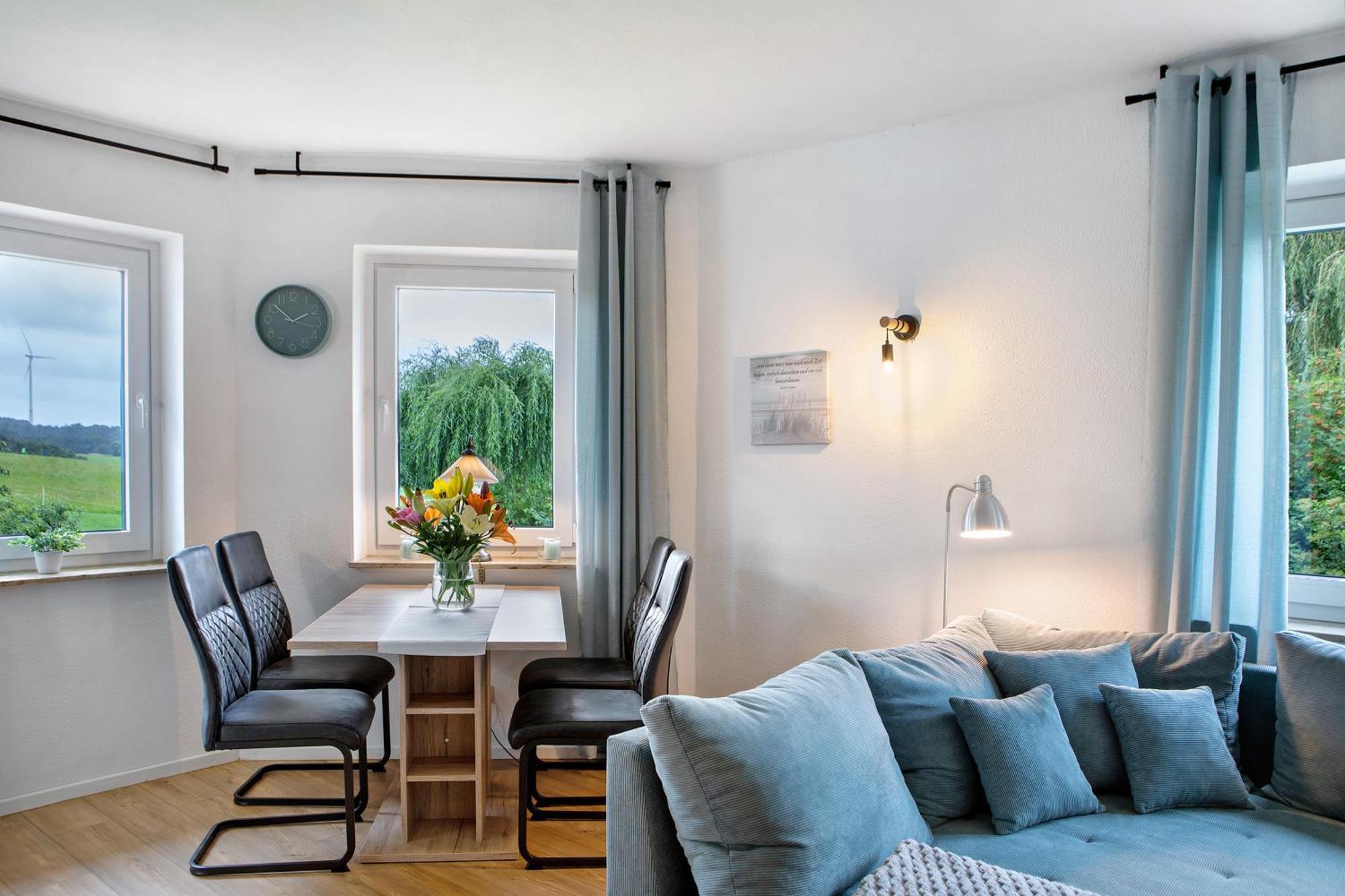 Ferienwohnung Gluecksmomente Habichtswald Exteriör bild