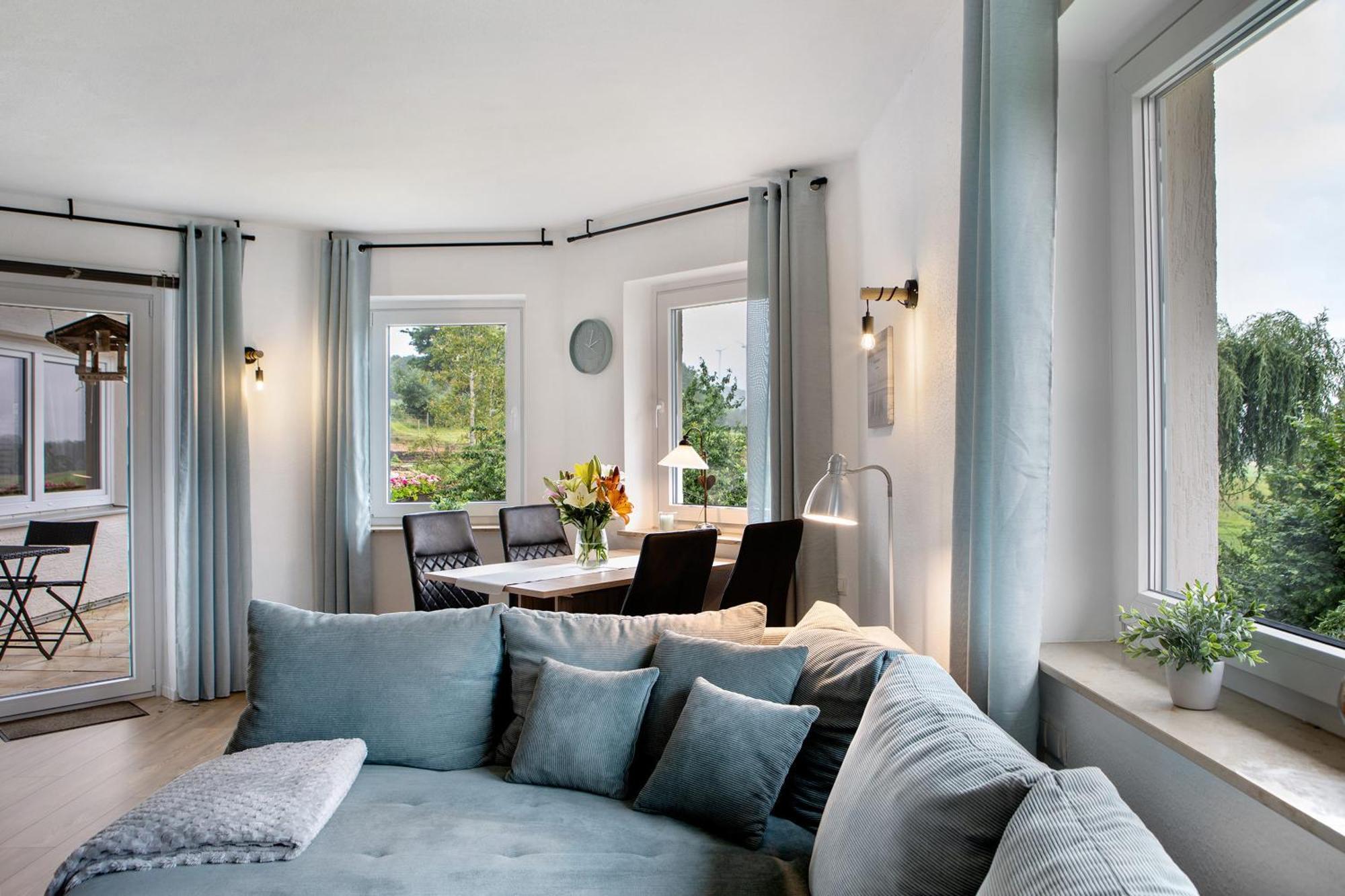 Ferienwohnung Gluecksmomente Habichtswald Exteriör bild